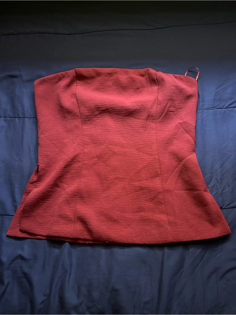 Strapless Emerson Lang Red/maroon Top